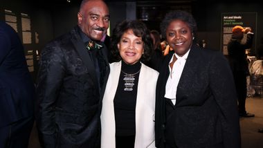 Reggie Van Lee, Phylicia Rashad, and Denise Saunders Thompson at Ailey's 2023 Washington, D.C. Gala
