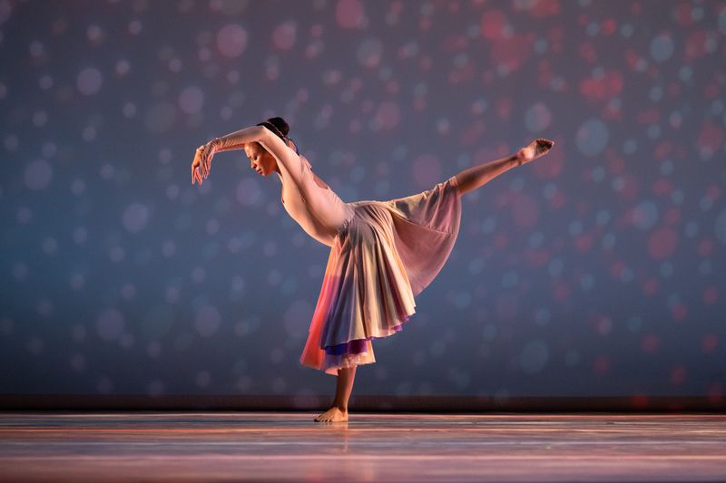 Ailey II's Kali Marie Oliver in Alvin Ailey's The Lark Ascending. Photo by Nir Arieli