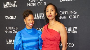 Ailey II's rehearsal director Alia Kache and Artistic Director Francesca Harper at the 2023 Opening Night Gala