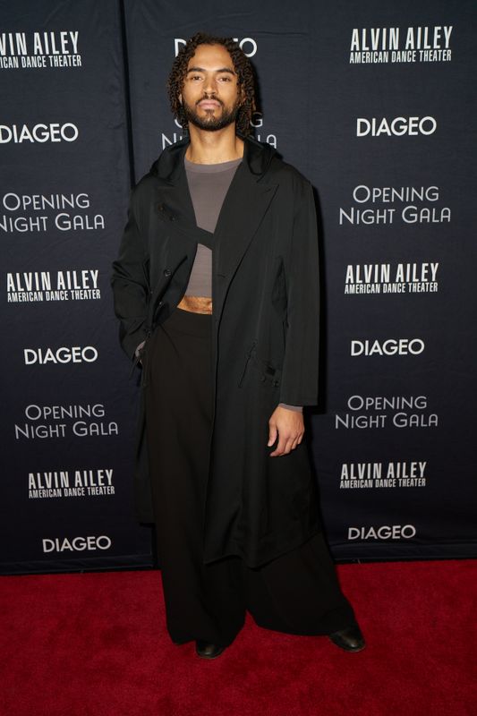 Alvin Ailey American Dance Theater's James Gilmer at the 2023 Opening Night Gala
