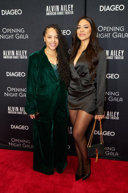 Bianca Lawson and Kamille Gordy at Ailey's 2023 Opening Night Gala