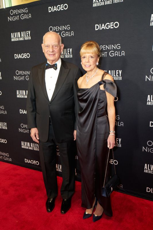 Board Chairman and Gala Co-Chair Daria L. and Eric J. Wallach at Ailey's 2023 Opening Night Gala