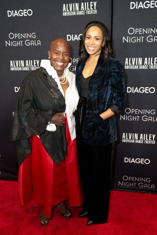 Choreographer Hope Boykin and Nicolette Robinson at Ailey's 2023 Opening Night Gala
