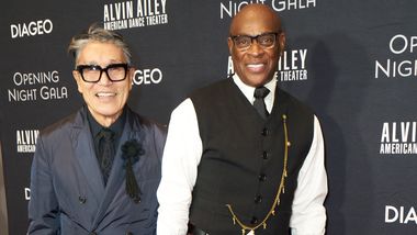 Former Associate Artistic Director Masazumi Chaya and Marc Manigault at Ailey's 2023 Opening Night Gala