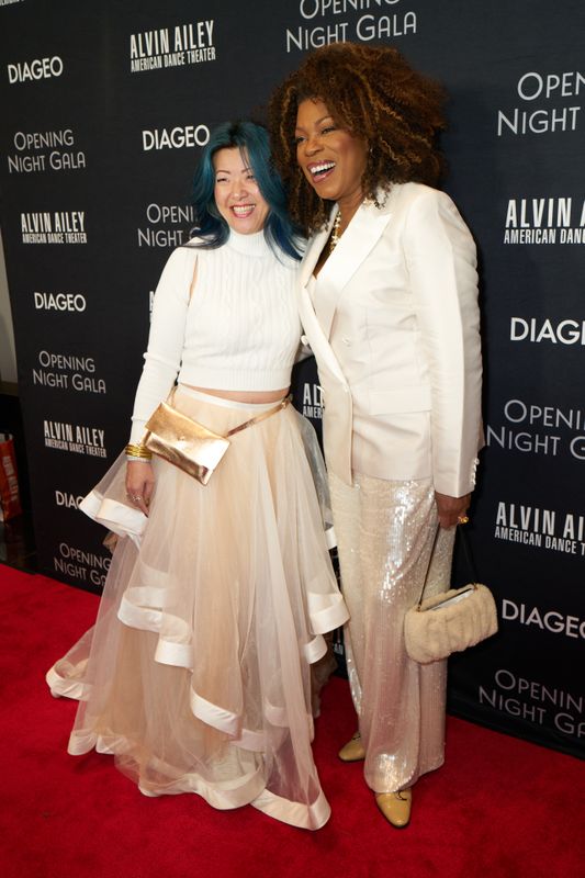 Lucy Wu Chung and Lorraine Toussaint at Ailey's 2023 Opening Night Gala