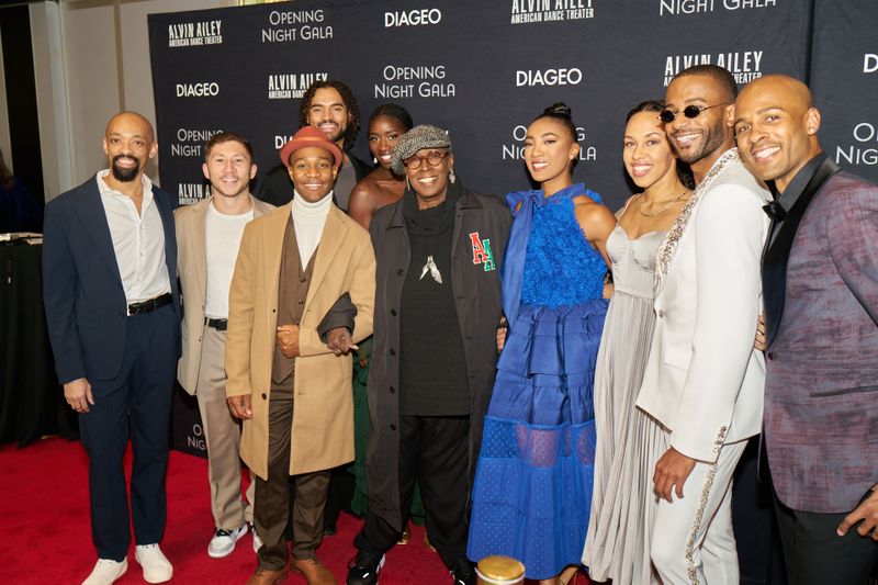 Honoree and Artistic Director Emerita Judith Jamison with Ailey Company Members at the 2023 Opening Night Gala