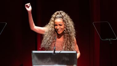Honorary Chair Sunny Hostin Makes Opening Remarks at Ailey's 2023 Opening Night Gala