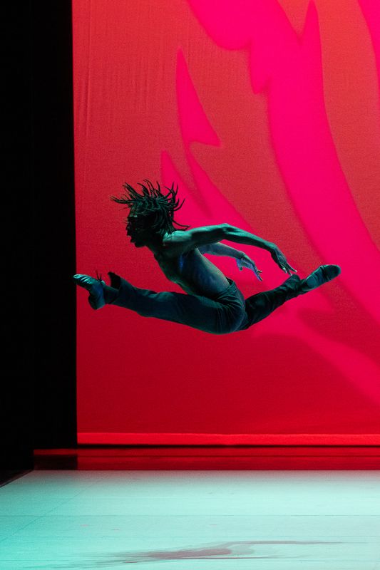 Alvin Ailey American Dance Theater's Chalvar Monteiro in Alvin Ailey's Revelations
