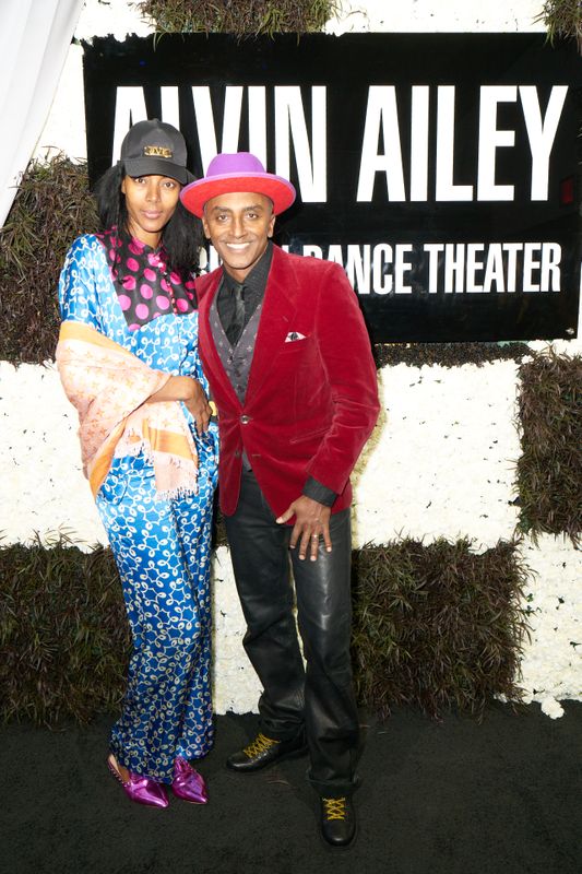 Maya Haile and Marcus Samuelsson at Ailey's 2023 Opening Night Gala