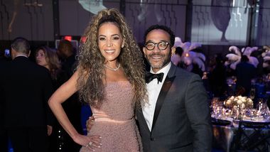 Honorary Co-Chair Sunny Hostin and Emmanuel Hostin at Ailey's 2023 Opening Night Gala