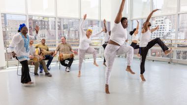 Afro Cuban with La Mora at Ailey Extension. Photo by Whitney Browne