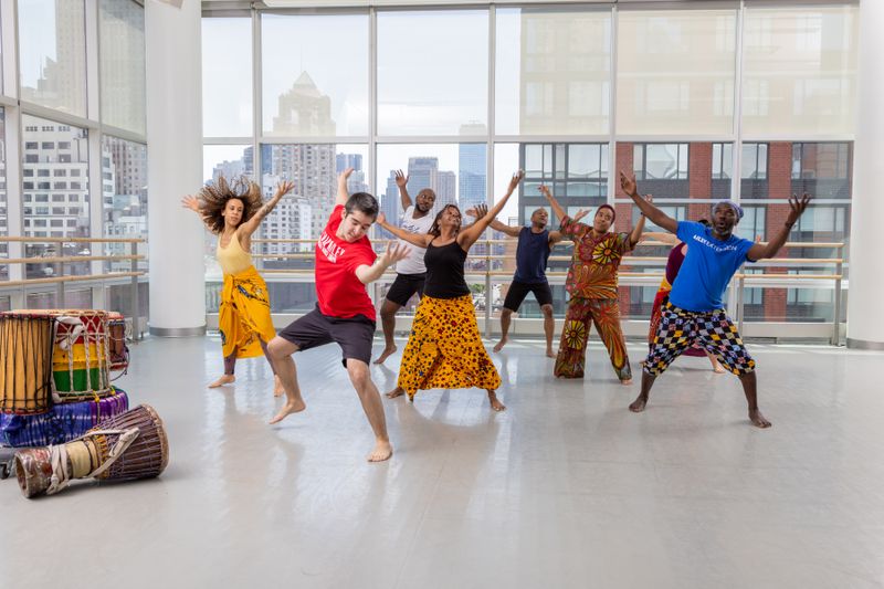 West African with Maguette Camara at Ailey Extension. Photo by Whitney Browne