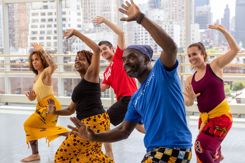 West African with Maguette Camara at Ailey Extension. Photo by Whitney Browne