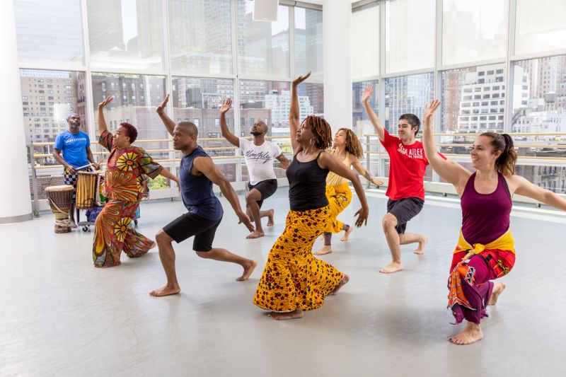West African with Maguette Camara at Ailey Extension. Photo by Whitney Browne
