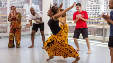 West African at Ailey Extension. Photo by Whitney Browne