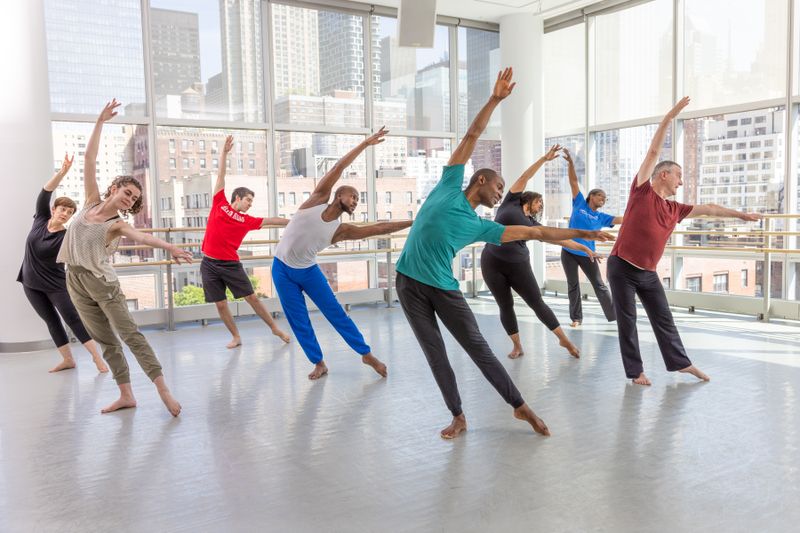 Horton with Amos Machanic at Ailey Extension. Photo by Whitney Browne
