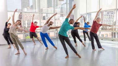 Horton with Amos Machanic at Ailey Extension. Photo by Whitney Browne