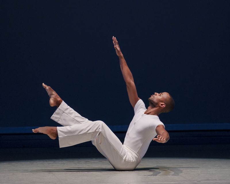 Alvin Ailey American Dance Theater's Christopher Wilson in Alvin Ailey's Revelations