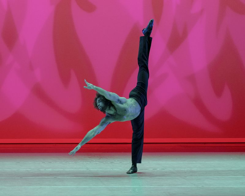 Alvin Ailey American Dance Theater's James Gilmer in Alvin Ailey's Revelations