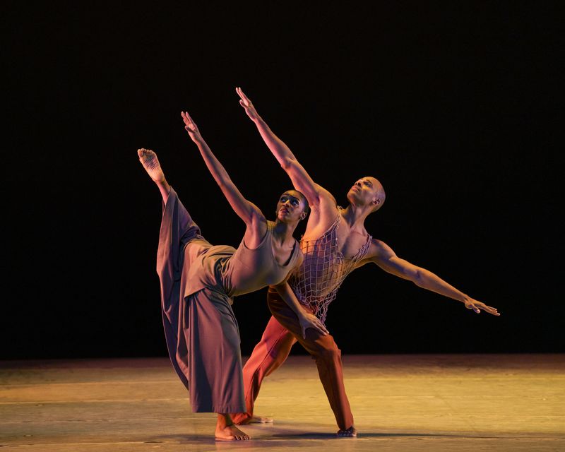 Alvin Ailey American Dance Theater's Corrin Rachelle Mitchell and Yannick Lebrun in Alvin Ailey's Revelations