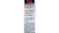 The Atlanta Journal Constitution - Alvin Ailey ‘Survivors’ a Tribute to Mandela
