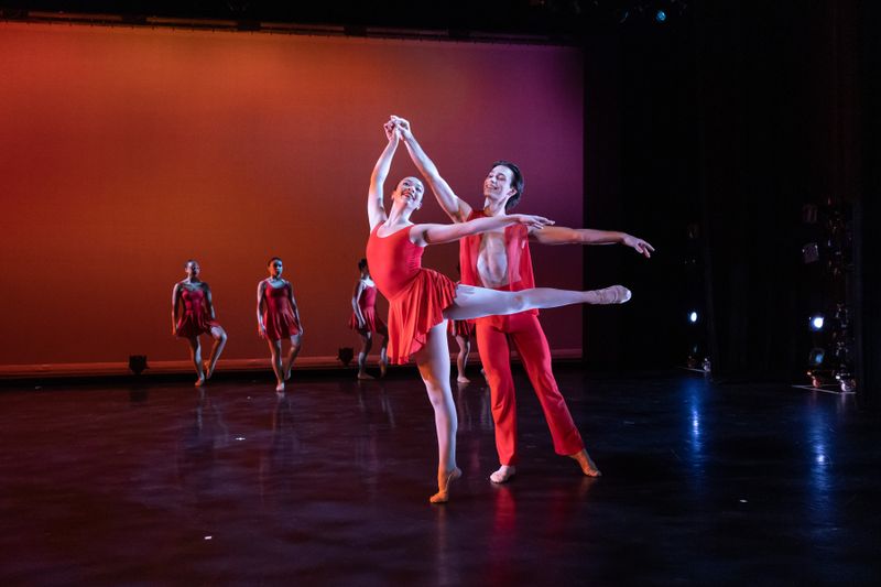 Ailey Fordham BFA Students in Punto Y Tonadas by Pedro Ruiz.  Photo by Danica Paulos