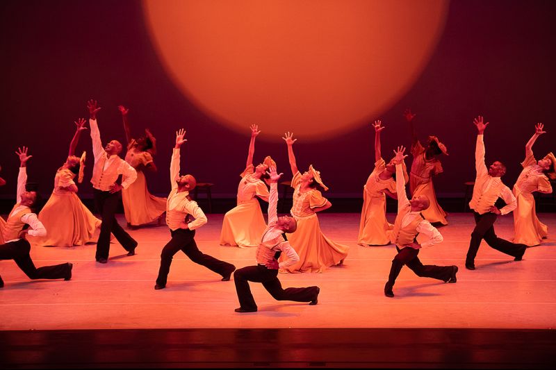 Alvin Ailey American Dance Theater in Alvin Ailey's Revelations at the 2023 Ailey Spirit Gala