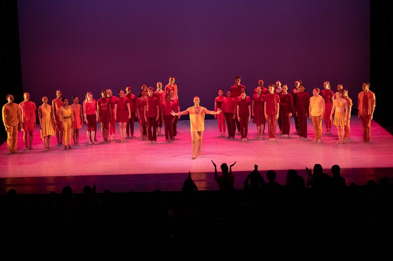 The cast of Hope Boykin's Chasing the Spirit at the 2023 Ailey Spirit Gala