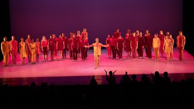 The cast of Hope Boykin's Chasing the Spirit at the 2023 Ailey Spirit Gala