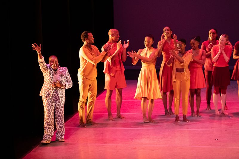 Hope Boykin with the cast of Chasing the Spirit at the 2023 Ailey Spirit Gala