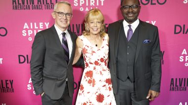 Ailey Executive Director Bennett Rink, Gala Co-Chair Daria Wallach, and Artistic Director Robert Battle