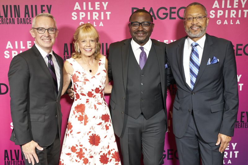 Executive Director Bennett Rink, Board Chairman Daria L. Wallach, Artistic Director Robert Battle, and Board President Anthony Kendall