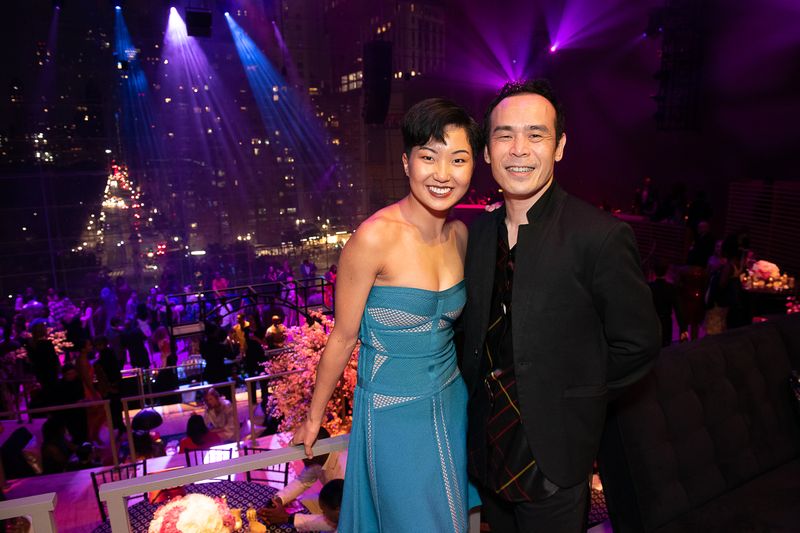 Alvin Ailey American Dance Theater's Miranda Quinn and Kanji Segawa at the 2023 Ailey Spirit Gala