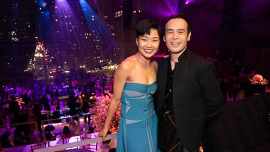 Alvin Ailey American Dance Theater's Miranda Quinn and Kanji Segawa at the 2023 Ailey Spirit Gala