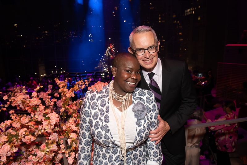 Choreographer Hope Boykin and Executive Director Bennett Rink at the 2023 Ailey Spirit Gala