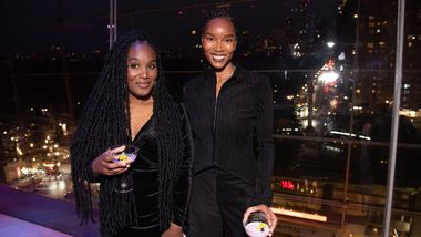 Damaris Lewis and Stephanie Louis at the 2023 Ailey Spirit Gala