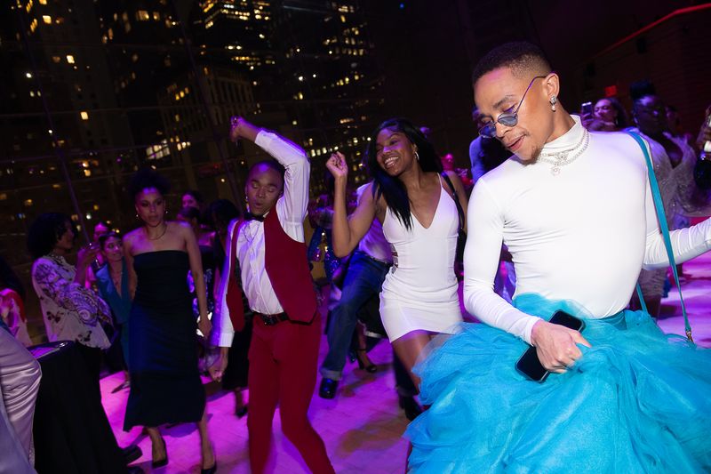 Guests dancing at the 2023 Ailey Spirit Gala