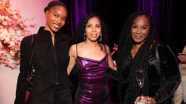 Damaris Lewis, Ailey Extension Director Lisa Willingham and Stephanie Louis at the 2023 Ailey Spirit Gala