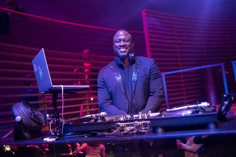 DJ M.O.S. at the 2023 Ailey Spirit Gala