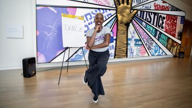 AileyCamp National Director Nasha Thomas at Atlanta's National Center for Civil and Human Rights