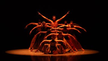 Ailey II in Alvin Ailey's Revelations. Photo by Nir Arieli