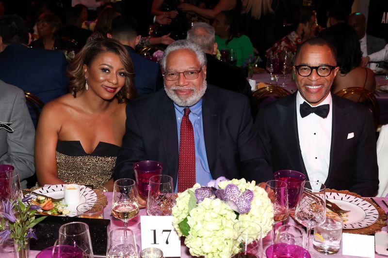Board Member and Gala Co-Chair Sela Thompson Collins, Lonnie Bunch, and Jonathan Capehart at Ailey's 2024 Washington D.C. Gala
