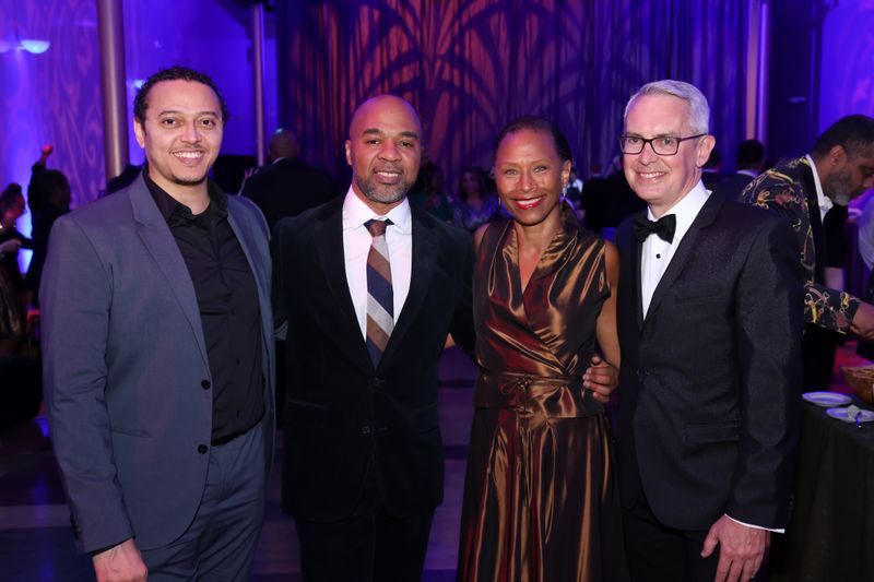 Clifton Brown, Matthew Rushing, Ronni Favors and Bennett Rink at Ailey's 2024 Washington D.C. Gala