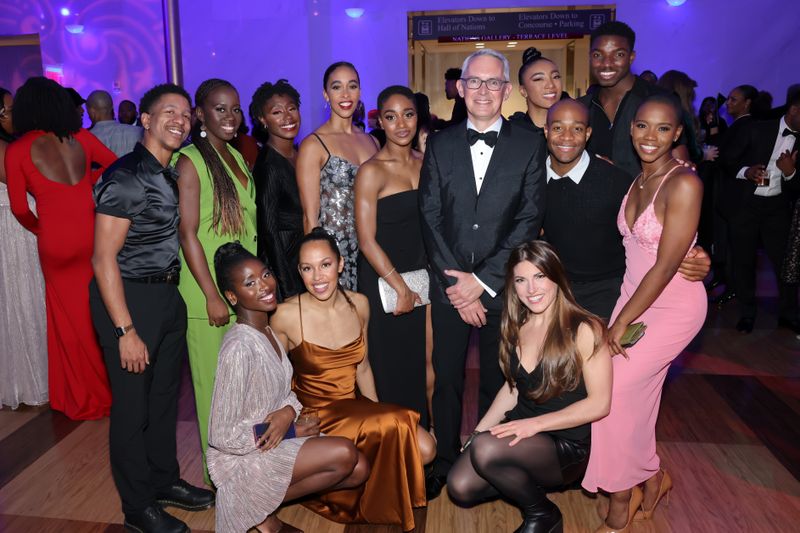 Executive Director Bennett Rink and Ailey Company members at the 2024 Washington D.C. Gala
