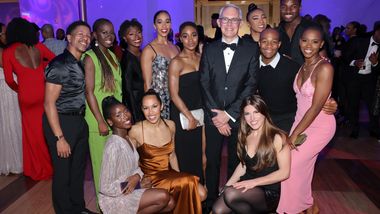 Executive Director Bennett Rink and Ailey Company members at the 2024 Washington D.C. Gala