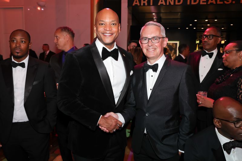 Governor Wes Moore and Executive Director Bennett Rink at Ailey's 2024 Washington D.C. Gala