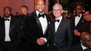 Governor Wes Moore and Executive Director Bennett Rink at Ailey's 2024 Washington D.C. Gala