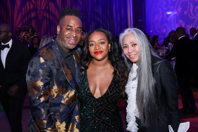Damien Sneed, Brandie Sutton and Elizabeth Roxas-Dobrish at Ailey's 2024 Washington D.C. Gala