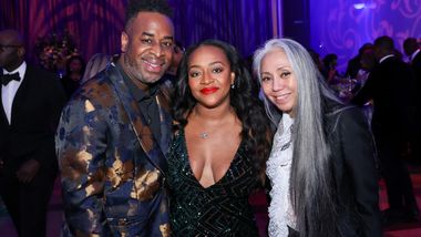 Damien Sneed, Brandie Sutton and Elizabeth Roxas-Dobrish at Ailey's 2024 Washington D.C. Gala