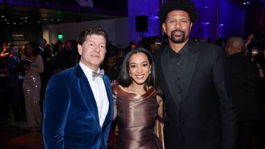 Co-Chair Lyndon Boozer, Angela Rye, and Jalen Rose at Ailey's 2024 Washington D.C. Gala